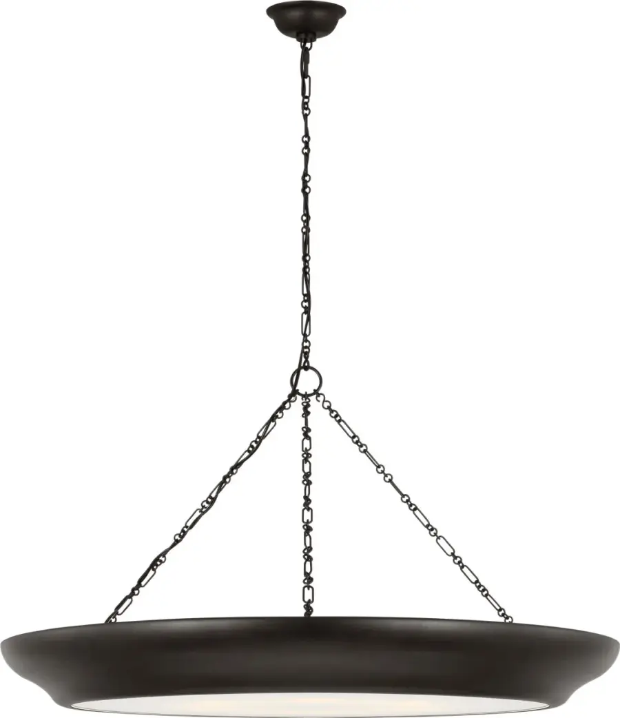 Lenoir 36" Chandelier in Aged Iron - Image 4