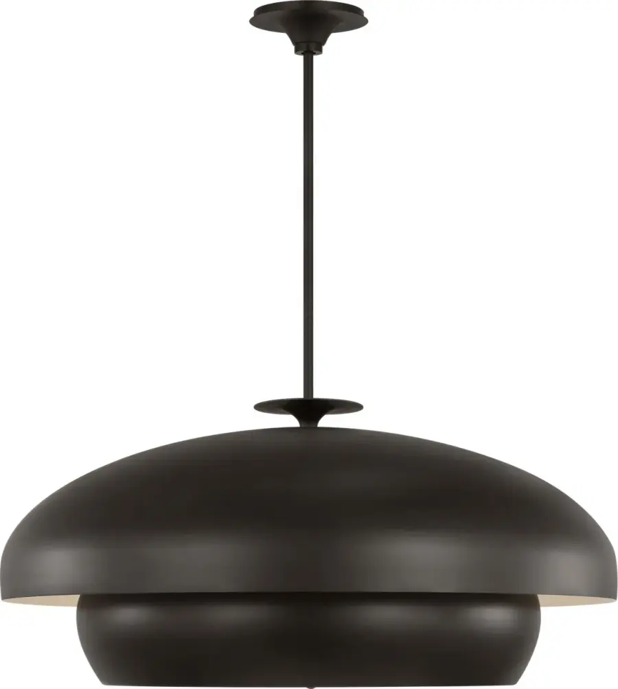 Solene 36" Pendant in Aged Iron - Image 1
