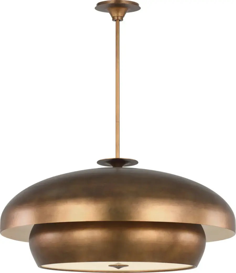 Solene 36" Pendant in Vintage Gild - Image 4