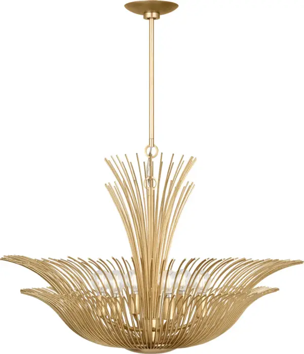 Dorelle 28" Chandelier in Gild - Image 1