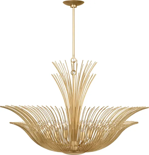 Dorelle 36" Chandelier in Gild - Image 1