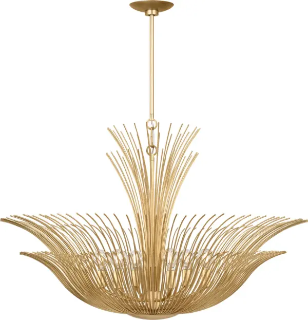 Dorelle 36" Chandelier in Gild - Image 3
