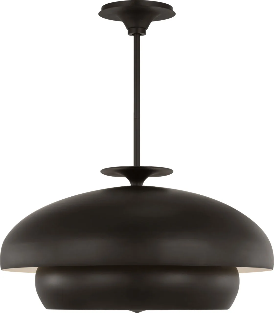 Solene 24" Pendant in Aged Iron