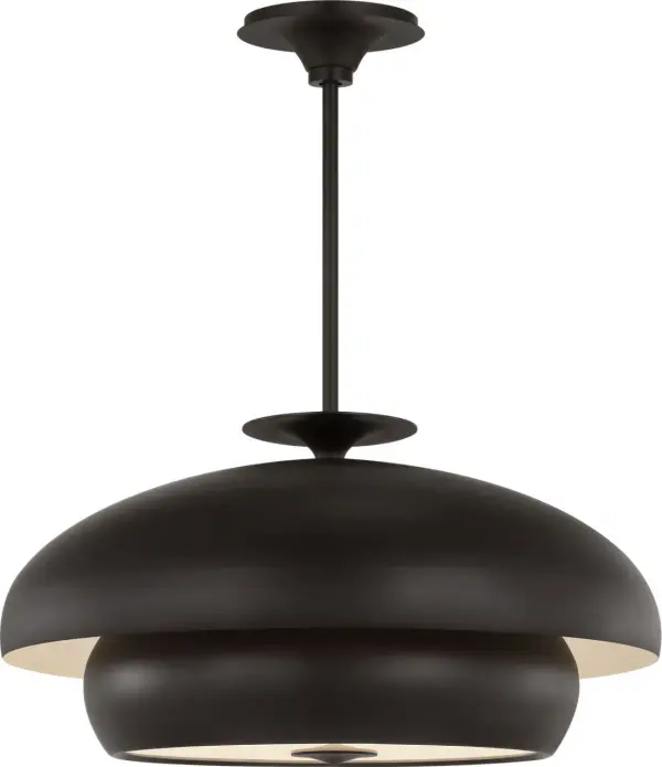 Solene 24" Pendant in Aged Iron - Image 3