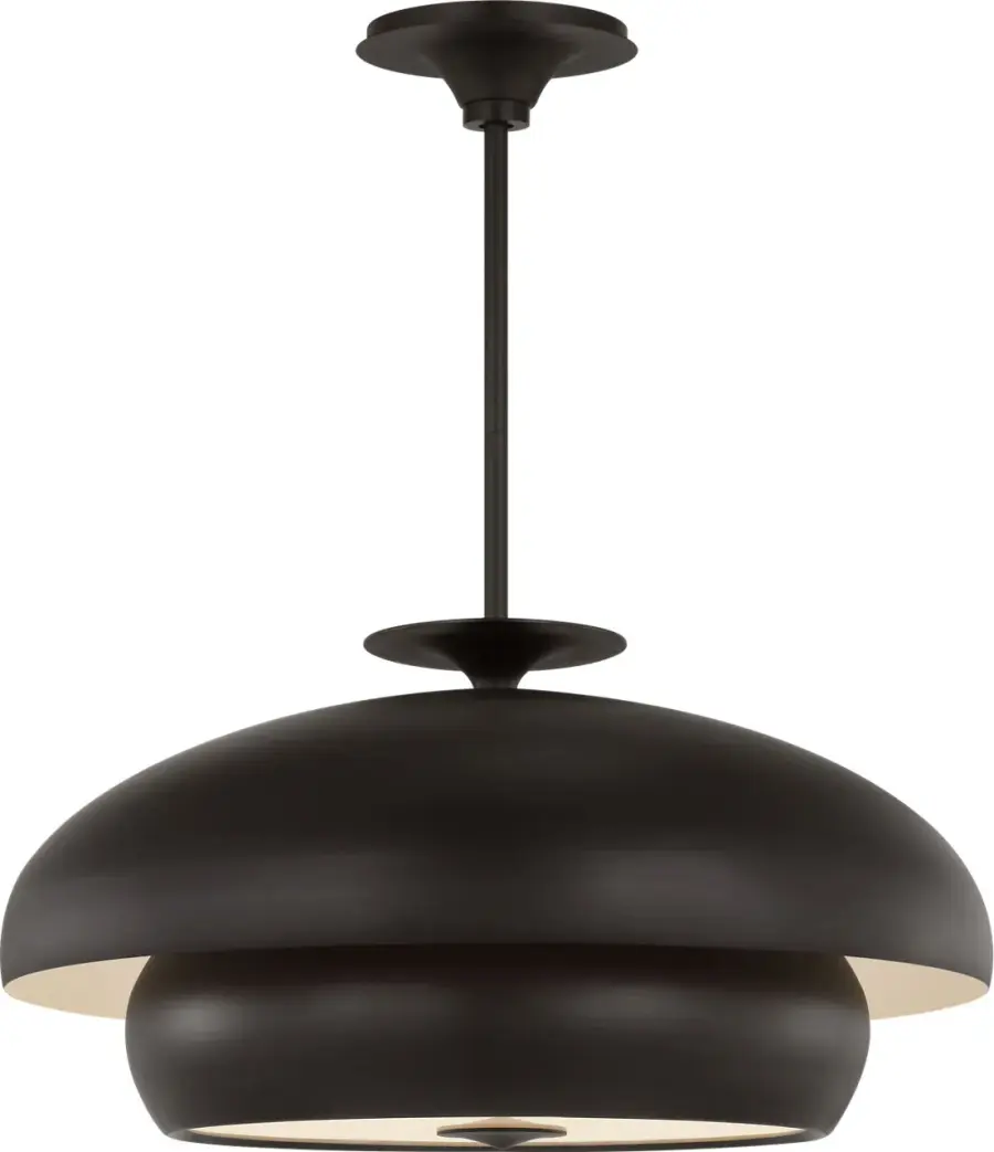 Solene 24" Pendant in Aged Iron - Image 3