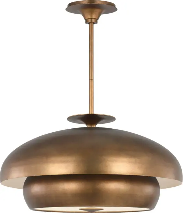 Solene 24" Pendant in Vintage Gild - Image 4