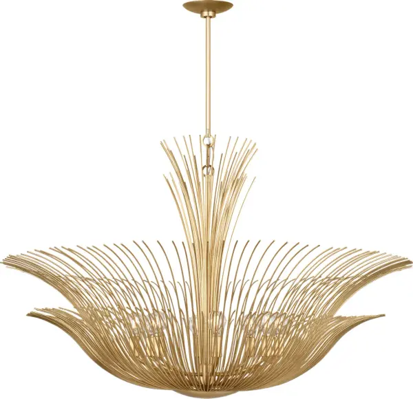 Dorelle 42" Chandelier in Gild - Image 4