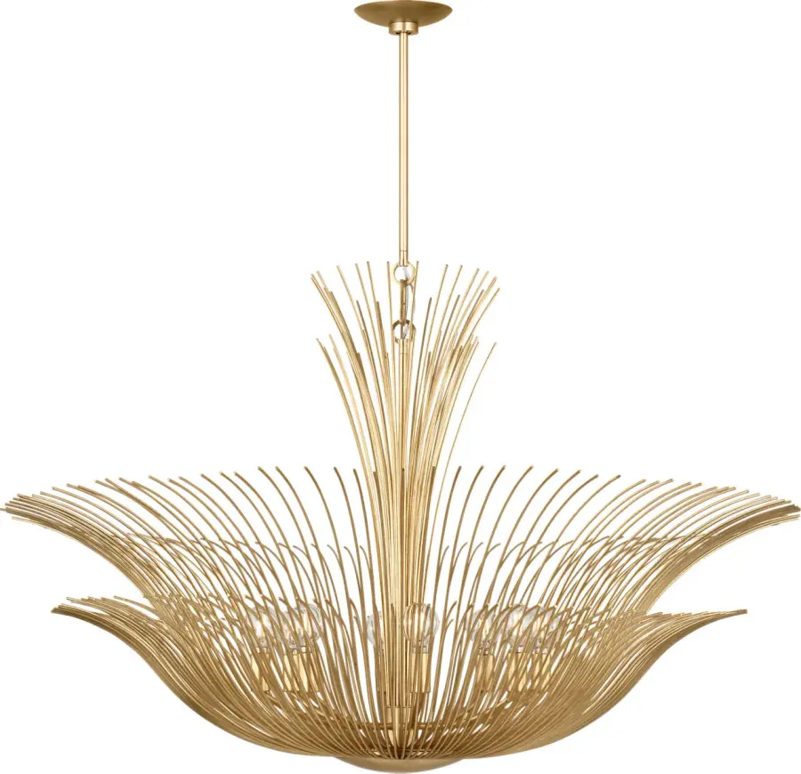 Dorelle 42" Chandelier in Gild - Image 4