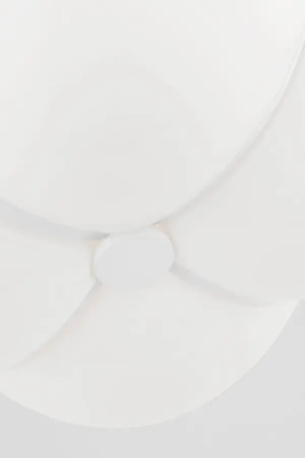 Cheverny Large Semi-Flush Mount in Matte White - Image 3