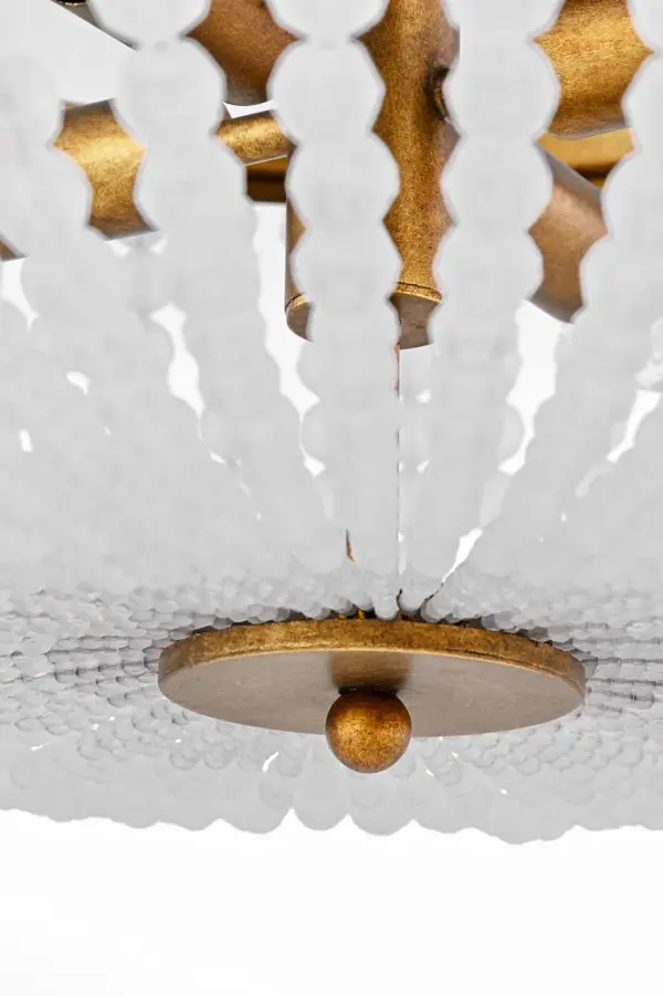 Bellecour 18" Flush Mount in Vintage Gild - Image 3