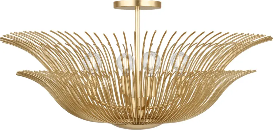 Dorelle 28" Flush Mount in Gild - Image 3