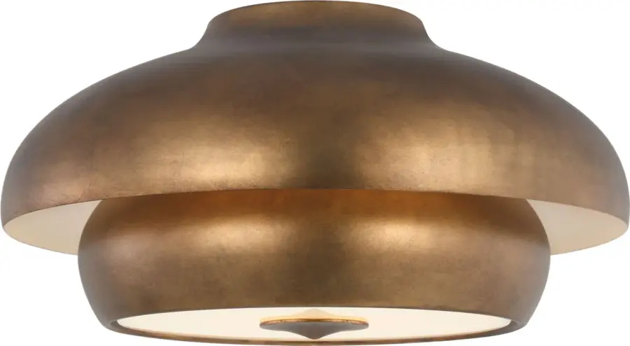 Solene 18" Flush Mount in Vintage Gild - Image 2