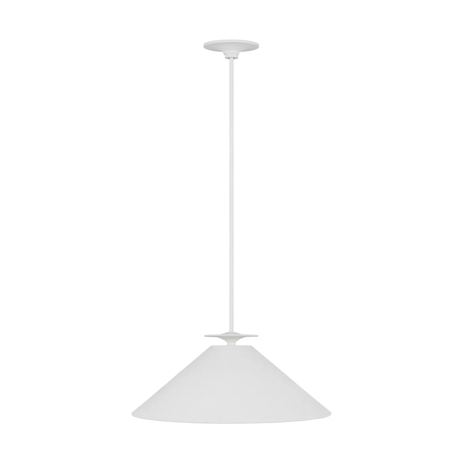 Cornet One Light Pendant in Cast Plaster