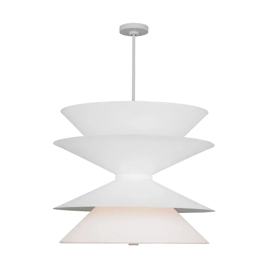 Chambord Extra Large Pendant in Cast Plaster - Image 1