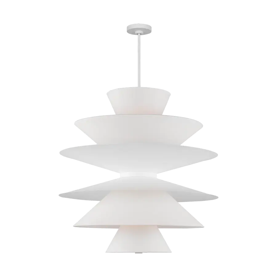 Chambord Grand Pendant in Cast Plaster - Image 1