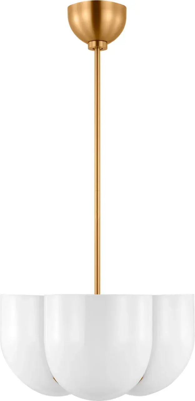 Cheverny Large Pendant in Burnished Brass - Image 1