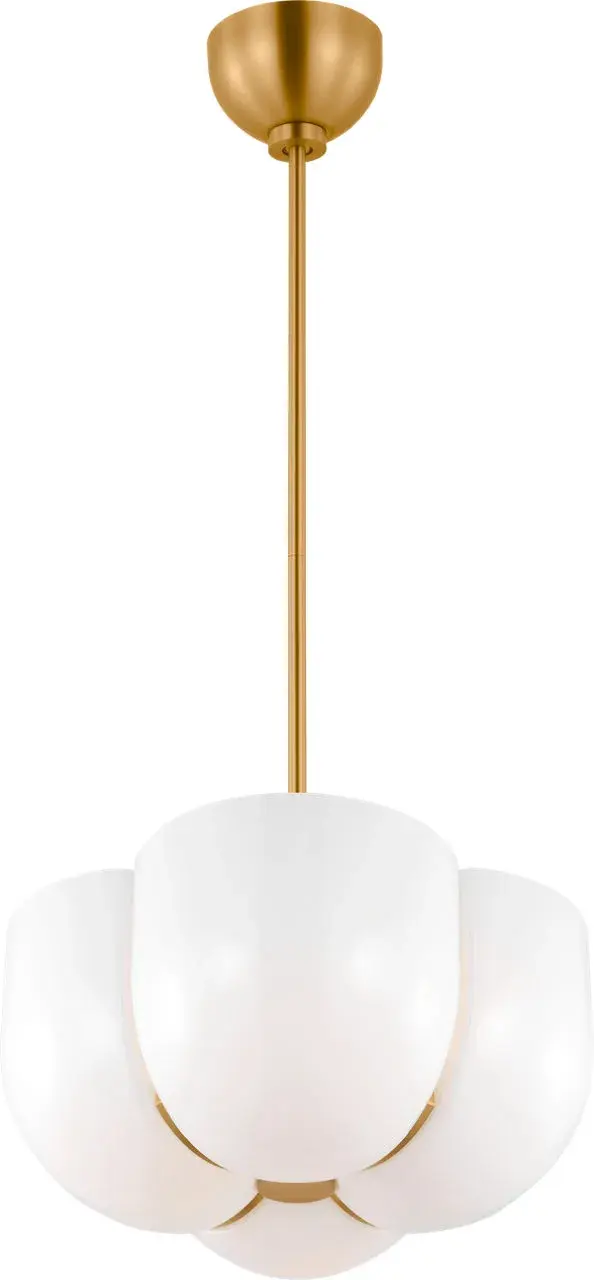 Cheverny Large Pendant in Burnished Brass - Image 2