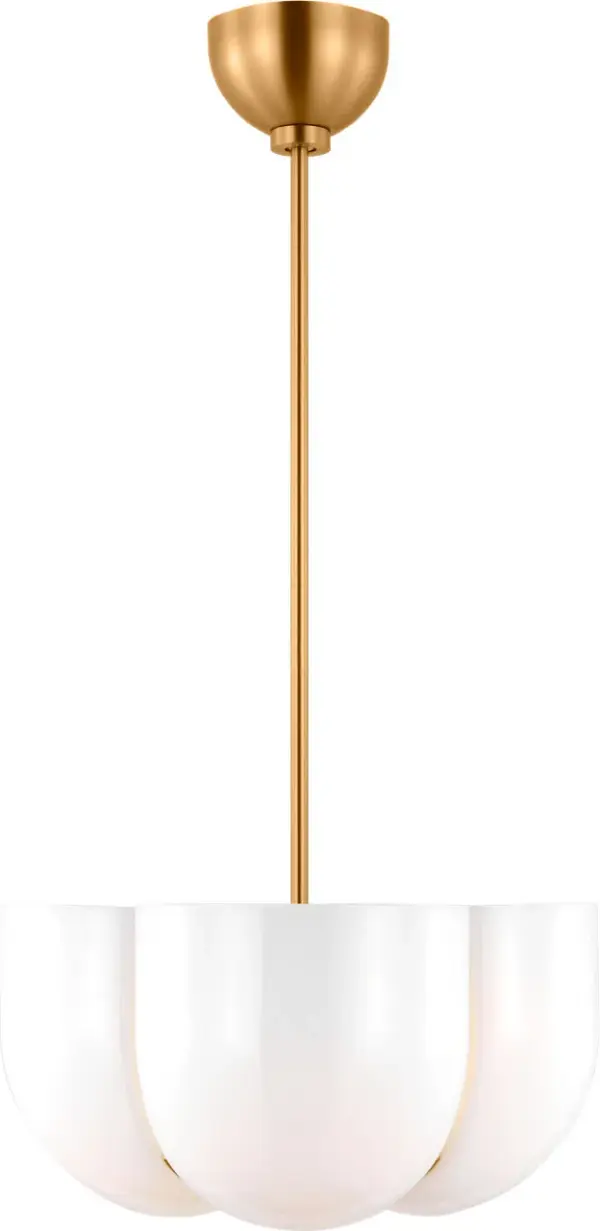Cheverny Large Pendant in Burnished Brass - Image 3