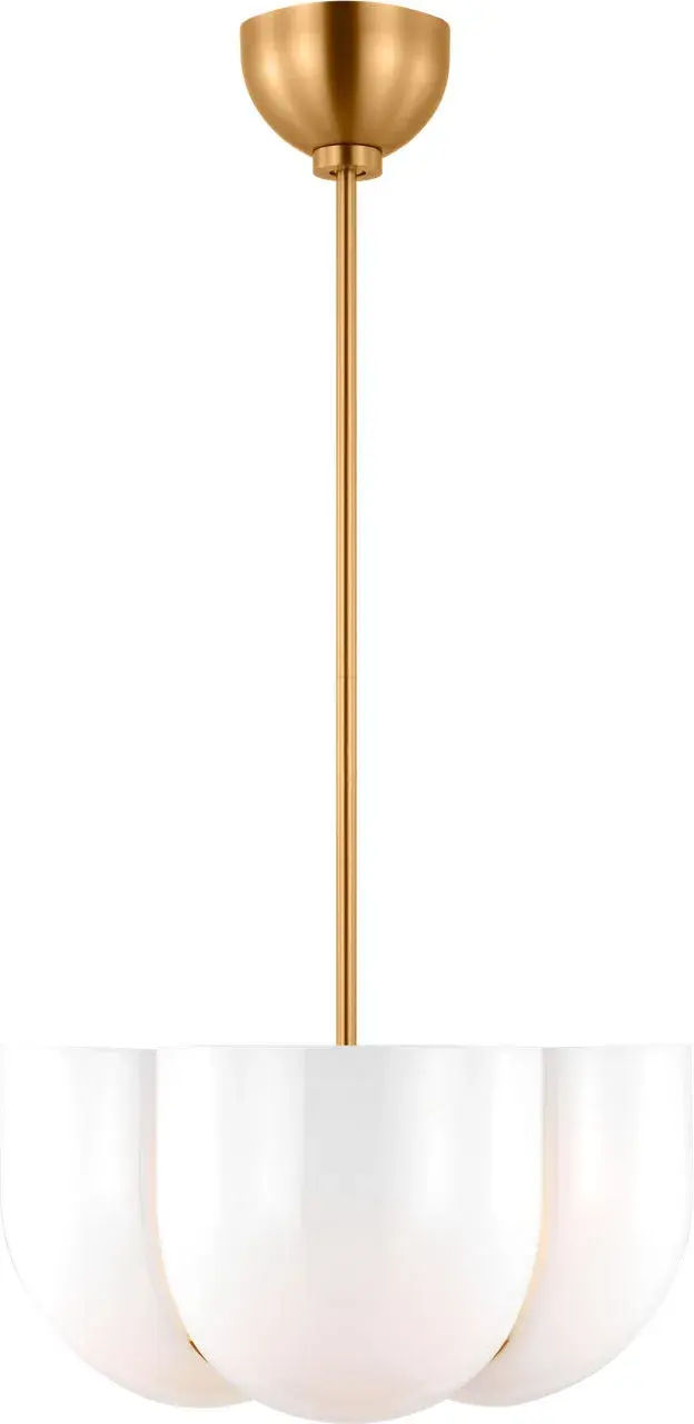 Cheverny Large Pendant in Burnished Brass - Image 3