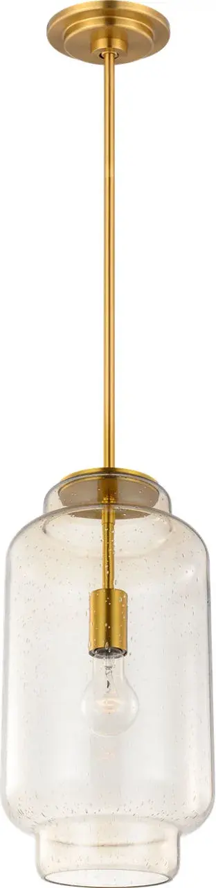 Nodier 17" Pendant in Burnished Brass - Image 3