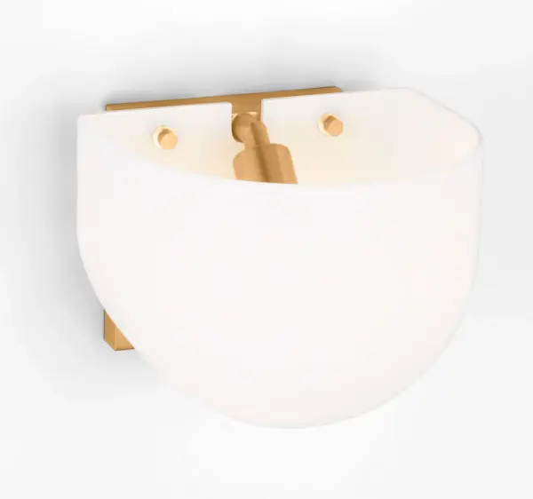 Cheverny Small Vanity Sconce in Burnished Brass - Image 3