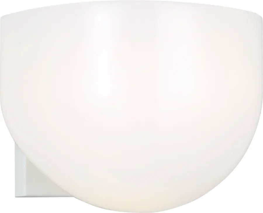 Cheverny Small Vanity Sconce in Matte White - Image 2