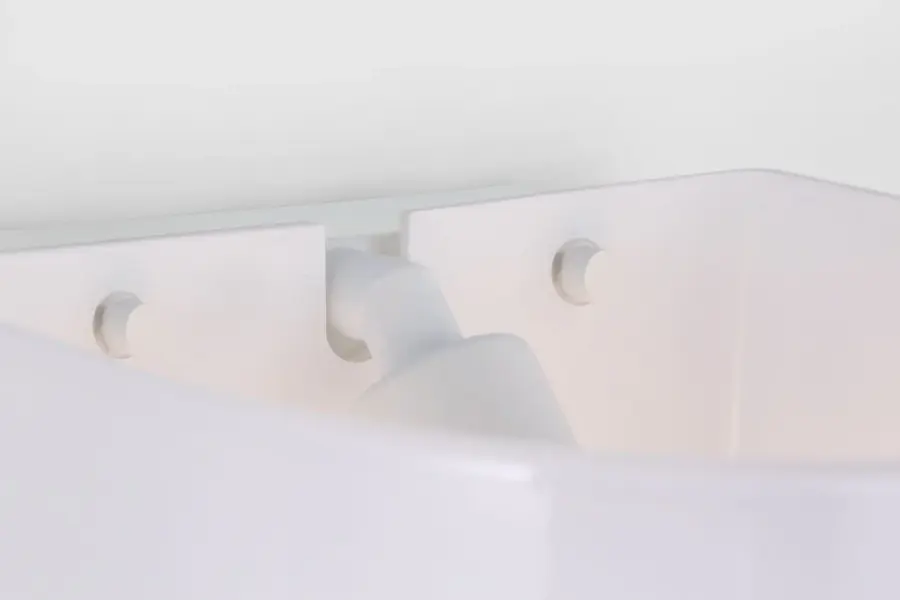 Cheverny Small Vanity Sconce in Matte White - Image 4