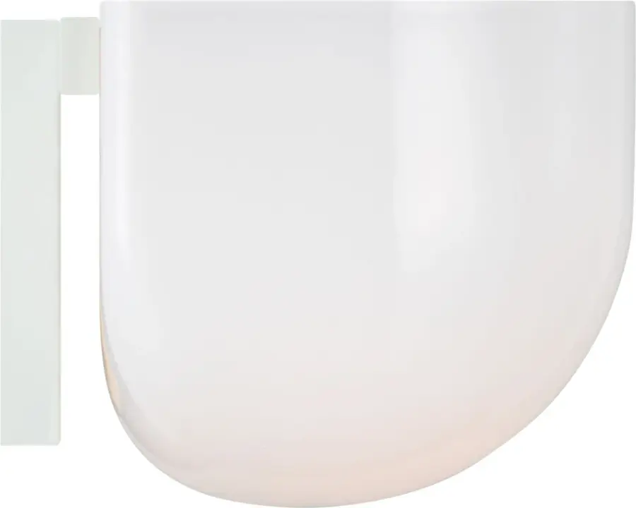 Cheverny Small Vanity Sconce in Matte White - Image 5