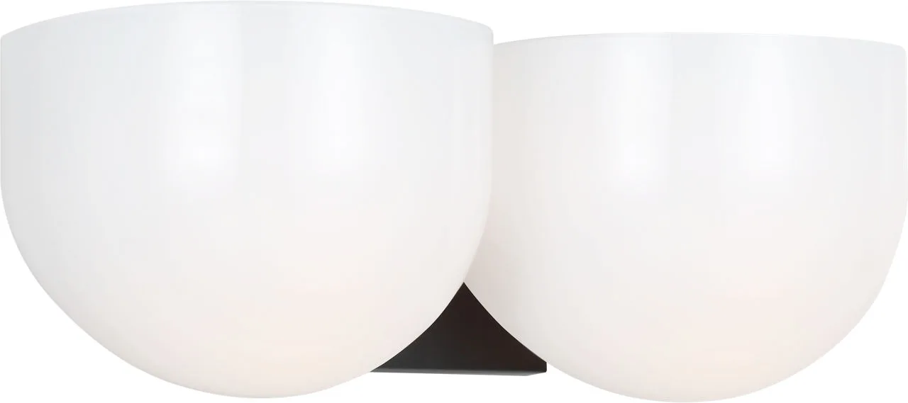 Cheverny Two Light Bath Sconce in Aged Iron