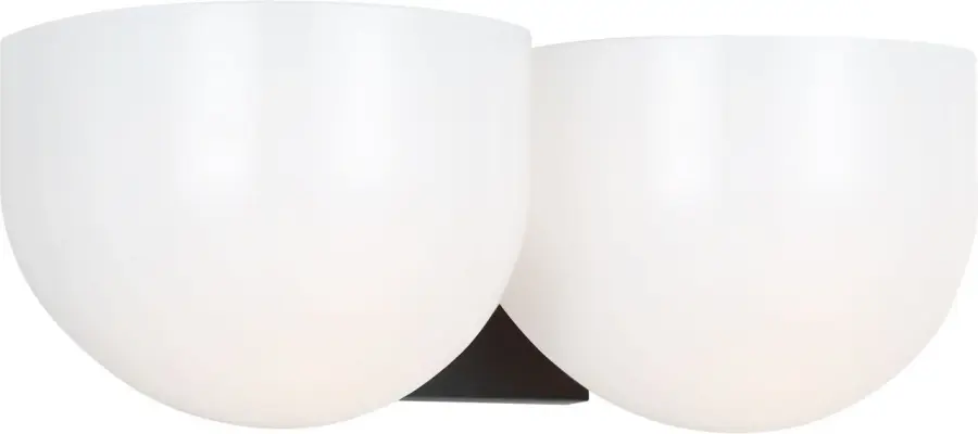 Cheverny Two Light Bath Sconce in Aged Iron - Image 1