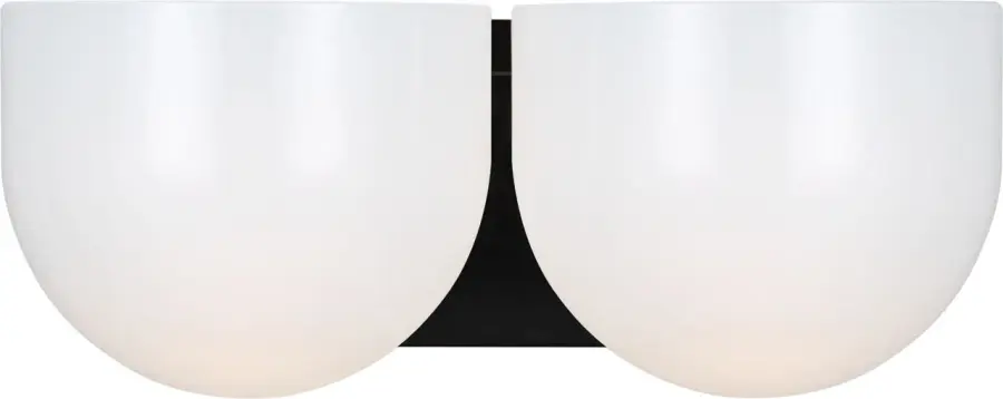 Cheverny Two Light Bath Sconce in Aged Iron - Image 2