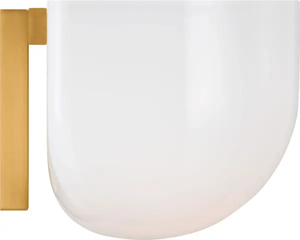 Cheverny Medium Vanity Light in Burnished Brass - Image 5