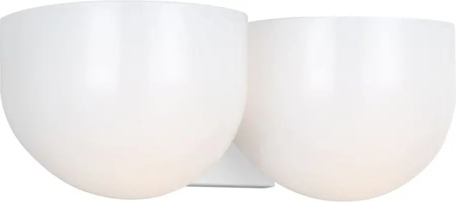 Cheverny Medium Vanity Light in Matte White - Image 3
