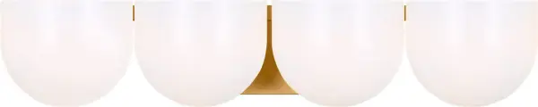 Cheverny Extra Large Vanity Light in Burnished Brass - Image 3