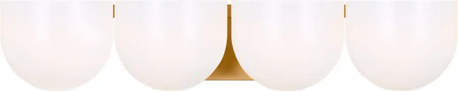 Cheverny Extra Large Vanity Light in Burnished Brass - Image 3
