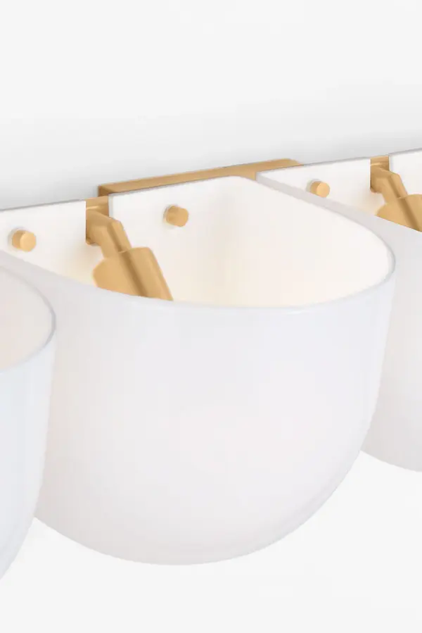 Cheverny Extra Large Vanity Light in Burnished Brass - Image 4