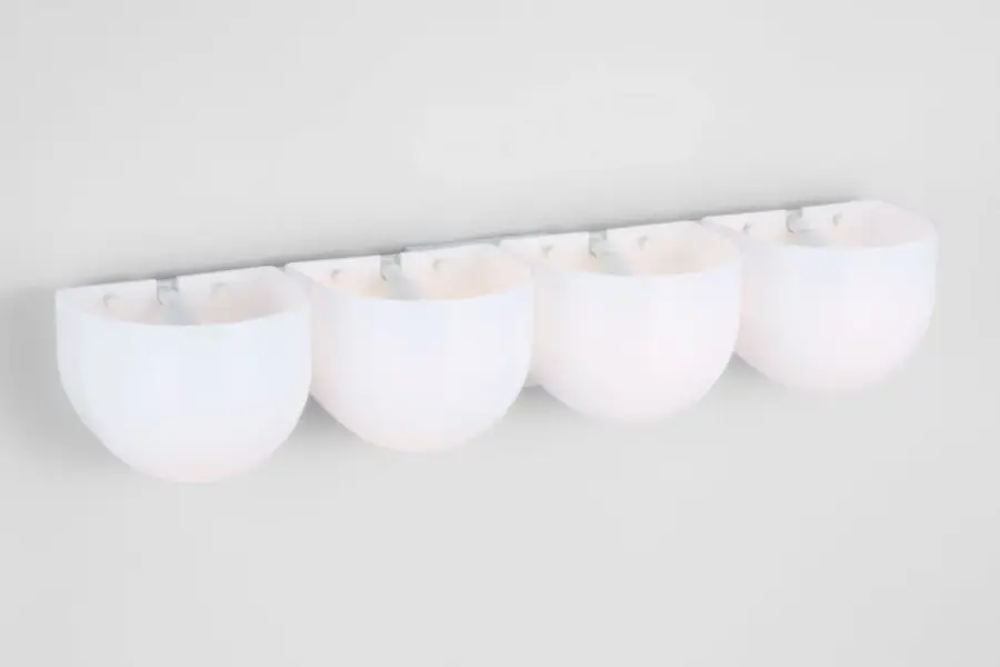 Cheverny Extra Large Vanity Light in Matte White - Image 2