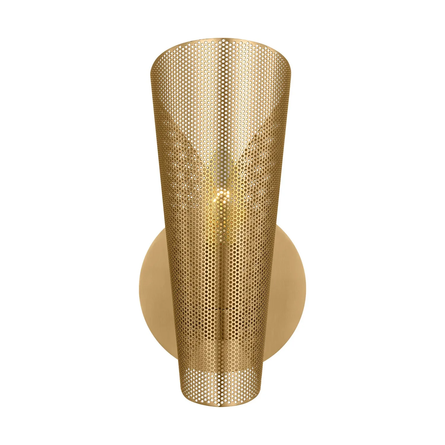Plivot One Light Bath Vanity in Burnished Brass