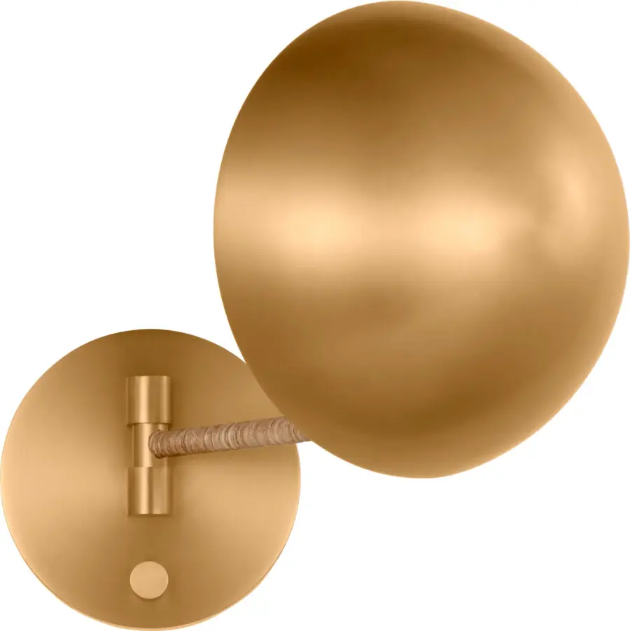 Balleroy Medium Sconce in Burnished Brass - Image 1