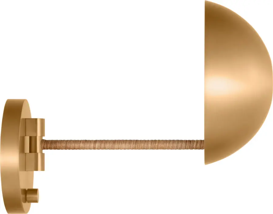 Balleroy Medium Sconce in Burnished Brass - Image 2