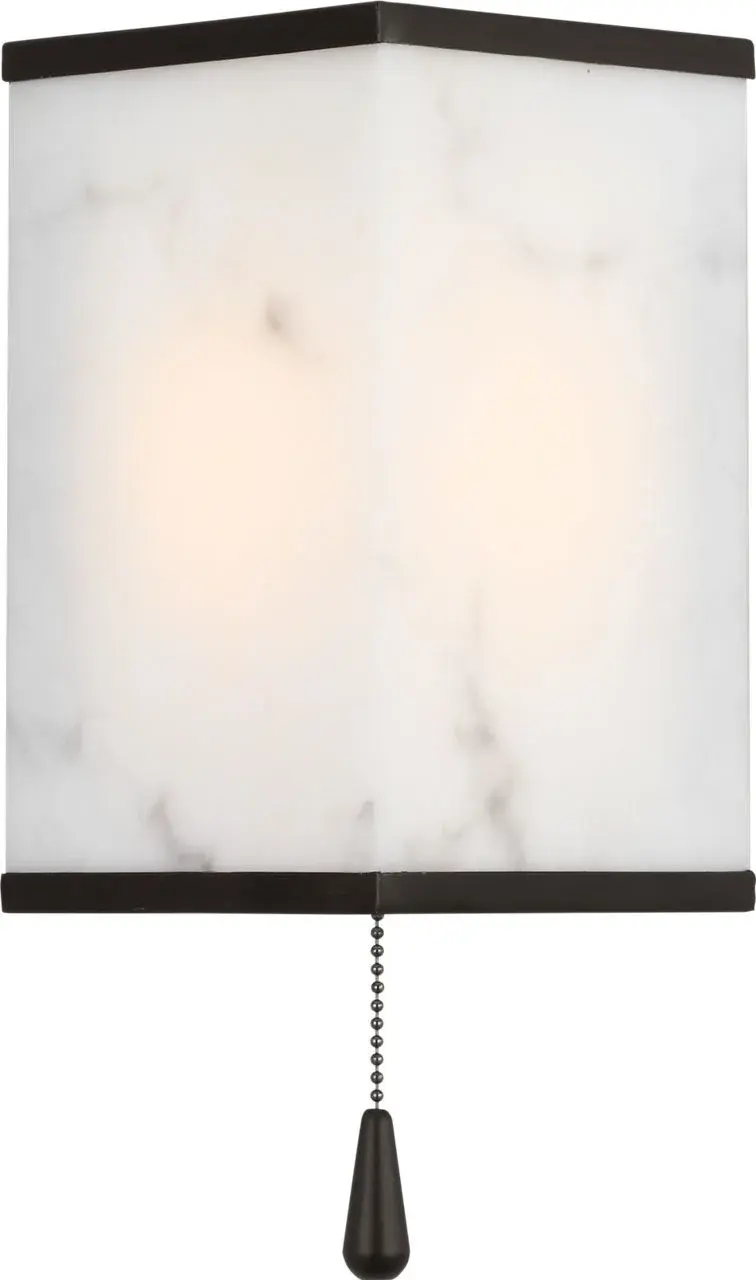 Cleor 8 Bath Sconce in Aged Iron - Image 2