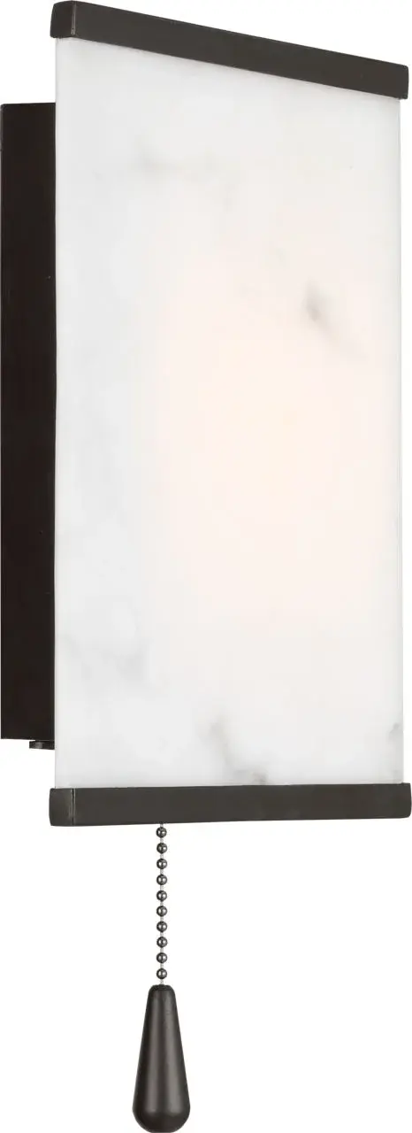 Cleor 8 Bath Sconce in Aged Iron - Image 5