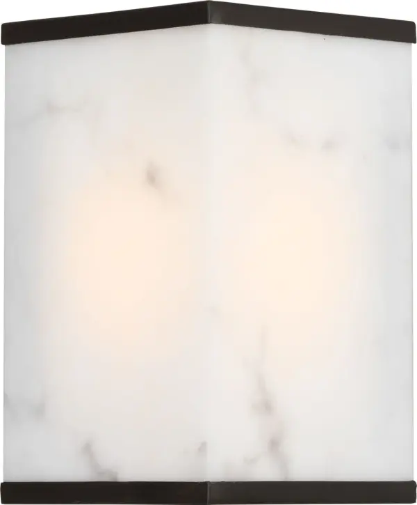 Cleor 8 Bath Sconce in Aged Iron - Image 6