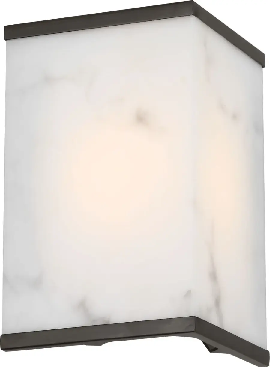 Cleor 8 Bath Sconce in Aged Iron - Image 7