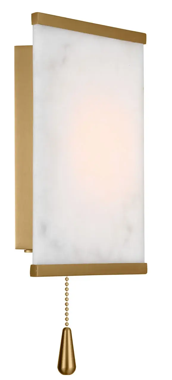 Cleor 8 Bath Sconce in Burnished Brass - Image 4