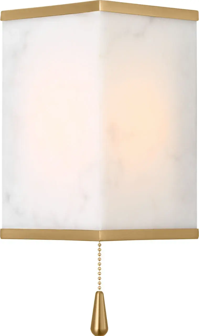 Cleor 8 Bath Sconce in Burnished Brass - Image 5