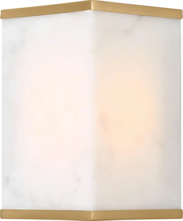 Cleor 8 Bath Sconce in Burnished Brass - Image 6