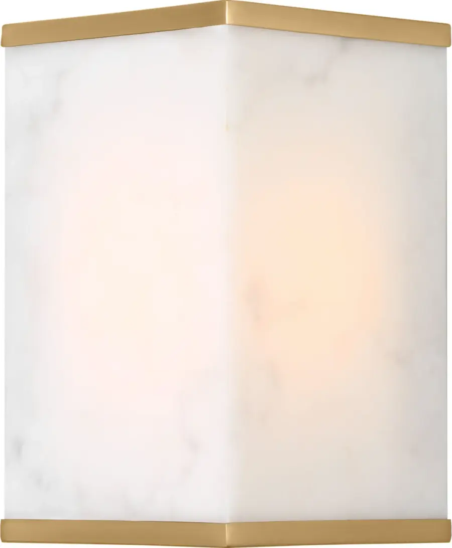 Cleor 8 Bath Sconce in Burnished Brass - Image 6