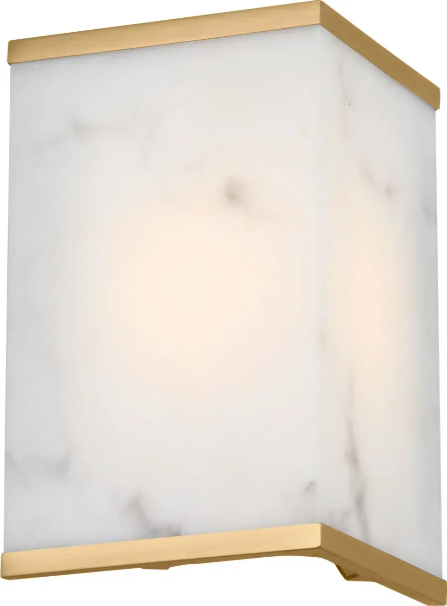 Cleor 8 Bath Sconce in Burnished Brass - Image 7