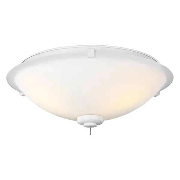 A practical universal light kit that delivers bright, warm LED illumination in a clean matte white finish. Perfect for ceiling fan upgrades or standalone use in utility spaces.